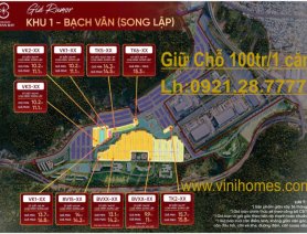 BOOKING 100 TR /1 CĂN KHU 1 BẠCH VÂN SONG LẬP ĐÀ NẴNG